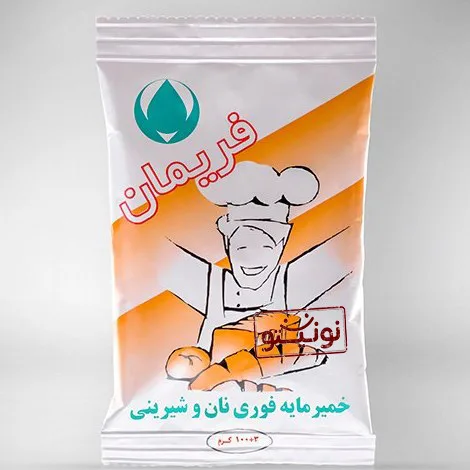 خمیرمایه فریمان ۱۰۰ گرمی (کارتن ۴۰ عددی – ۴ کیلوگرم)
