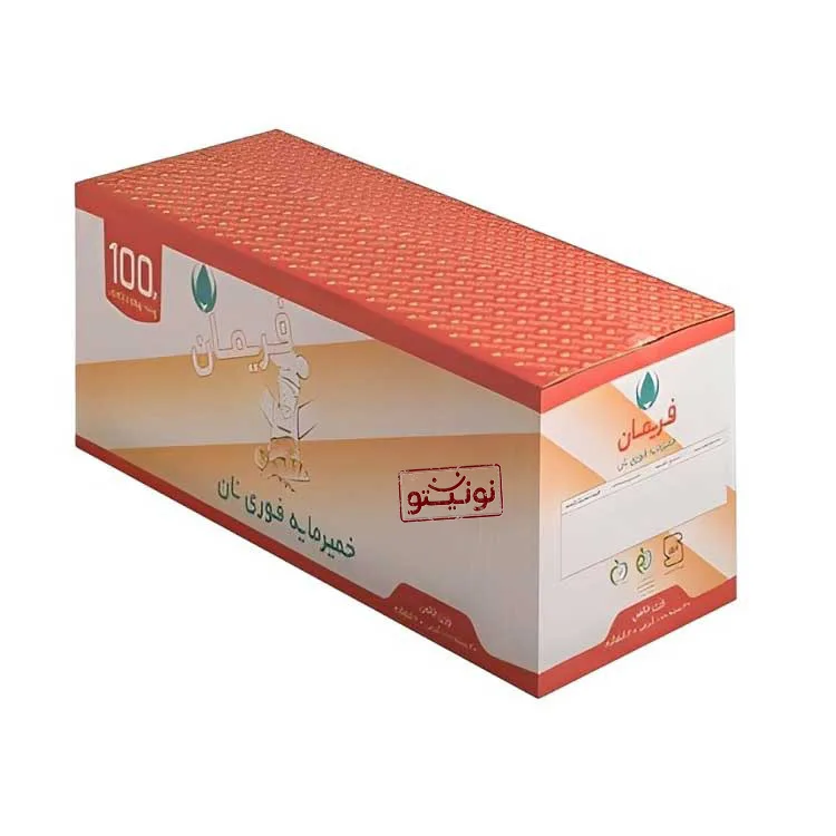 خمیرمایه فریمان ۱۰۰ گرمی (کارتن ۴۰ عددی – ۴ کیلوگرم)